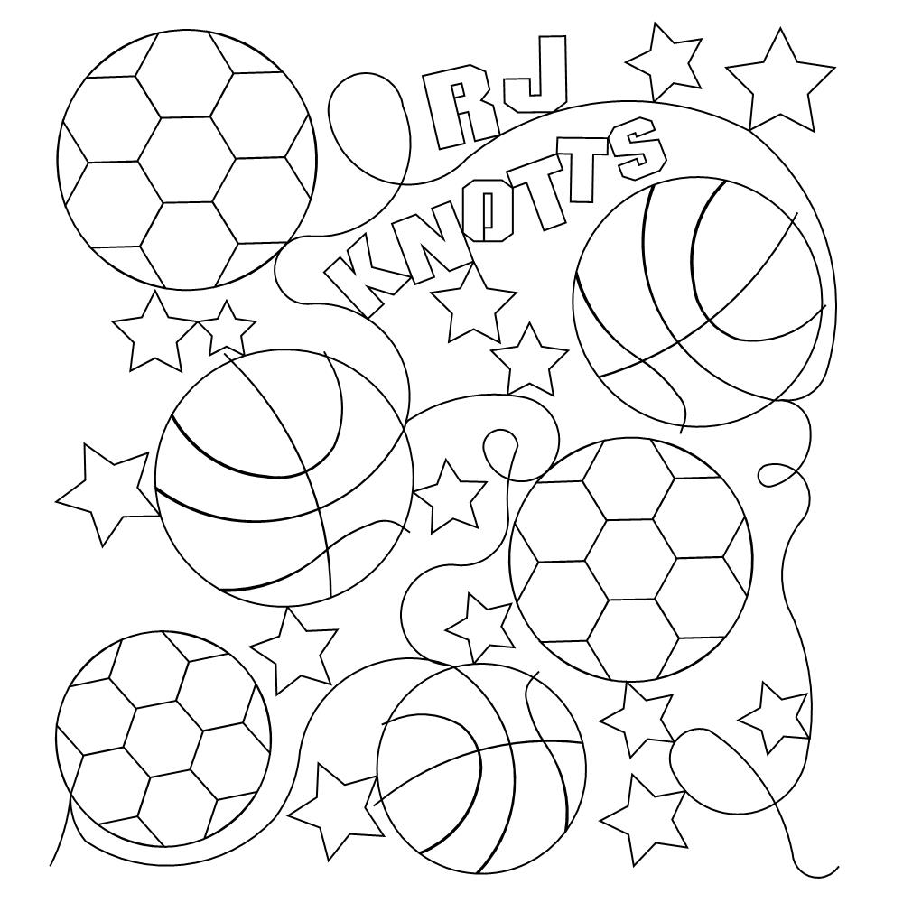 Rj Knotts Ball Pano Digital Pattern Sweet Dreams Quilt Studio Edge